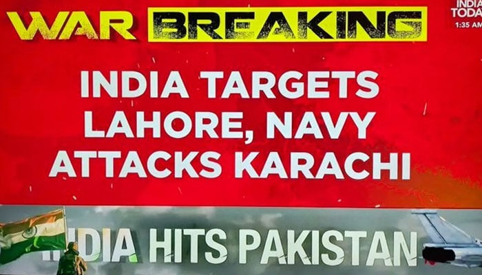 Indian media unleashes barrage of false claims against Pakistan