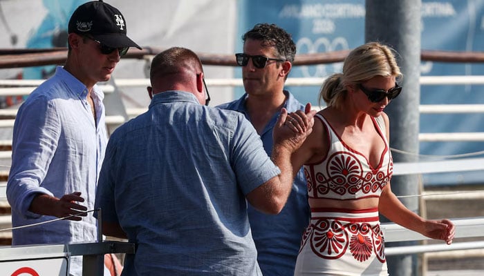 Ivanka Trump, daughter of US President Donald Trump, and her husband Jared Kushner walk at the Venice airport, ahead of the expected wedding of Amazon founder Jeff Bezos and Lauren Sanchez, in Venice, Italy, June 24, 2025. — Reuters