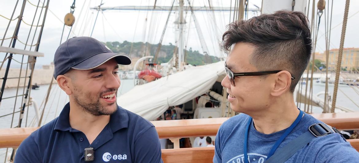 Pablo Álvarez, an ESA training astronaut, talks to UN News.