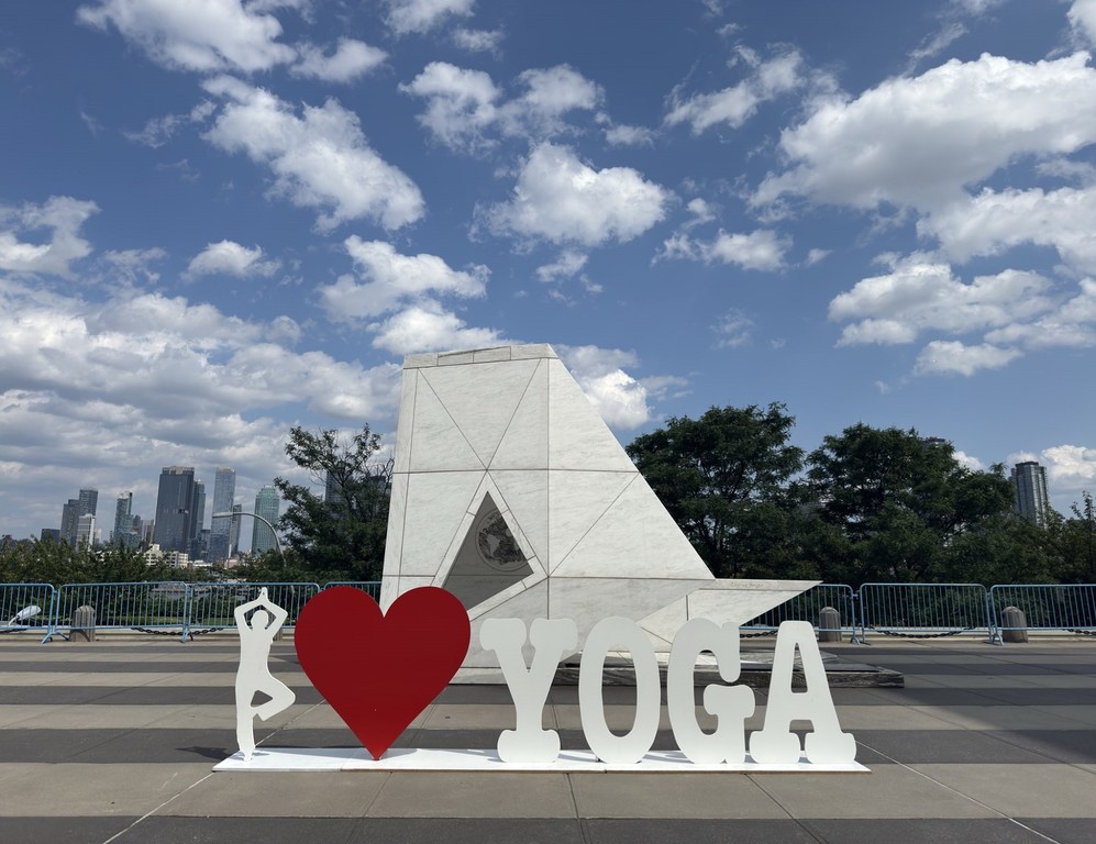 Marking International Day of Yoga at UN Headquarters in New York City. (20 June 2025)