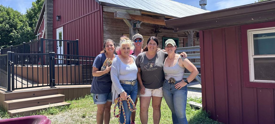 The Spirit's Promise farm is run by a close-knit team of women.