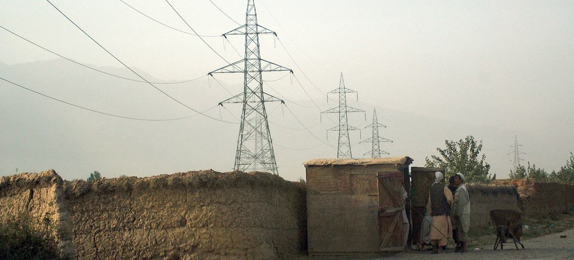Cross-border infrastructure, such as these power lines, are crucial connections linking LLDCs with the regional and global electric grids.