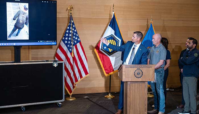 Utahs DPS Commissioner Beau Mason speaks at a press conference after US right-wing activist and commentator Charlie Kirk was fatally shot during an event at the university, in Orem, Utah, US on September 11, 2025. — Reuters