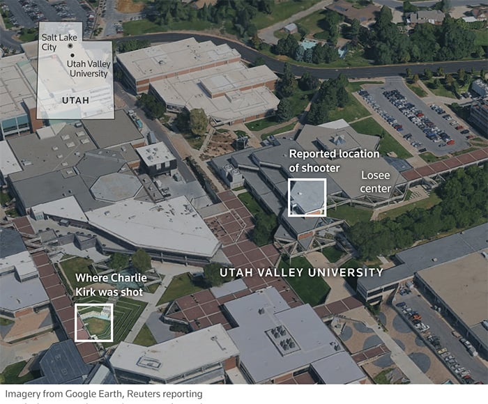 Suspect in custody in murder of Charlie Kirk, says Trump