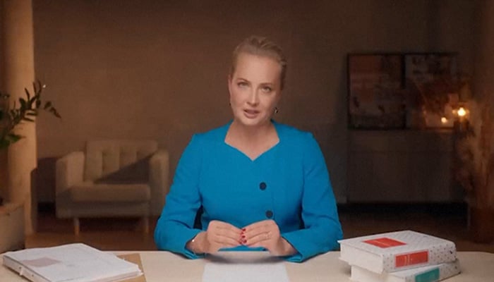 This video grab taken from footage released on September 17, 2025 by Yulia Navalnaya, the widow of late Russian opposition leader Alexei Navalny, shows Yulia Navalnaya talking about the cause of death of her husband. — AFP