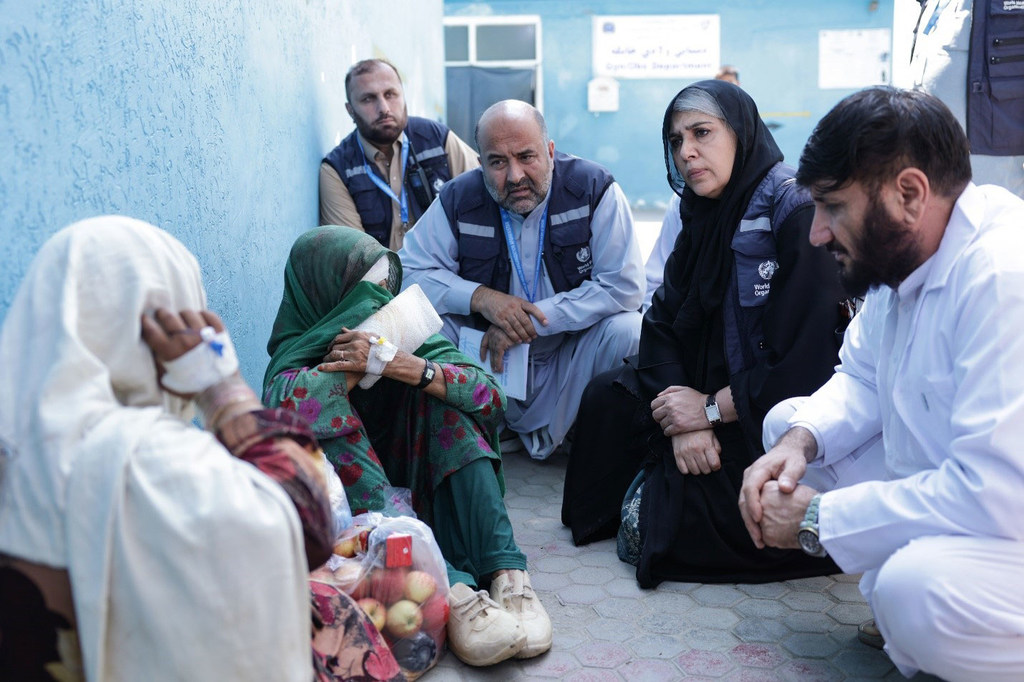 On September 2, 2025, Dr. Abdul Mateen Sahak and his WHO team met two women, at the regional hospital of Asadabad, in Kunar Province, who had lost all of their family members in earthquake, on 31 August 2025.