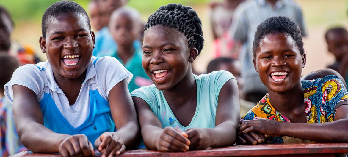 Teenagers in Malawi meet to discuss the challenges faced by young people in the southern African country.