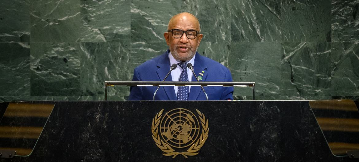 President Azali Assoumani of Comoros addresses the general debate of the General Assembly’s eightieth session.