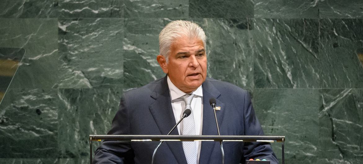 President José Raúl Mulino Quintero of Panama addresses the general debate of the General Assembly’s eightieth session.
