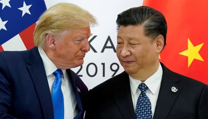 US President Donald Trump meets with Chinas President Xi Jinping at the start of their bilateral meeting at the G20 leaders summit in Osaka, Japan, June 29, 2019. — Reuters
