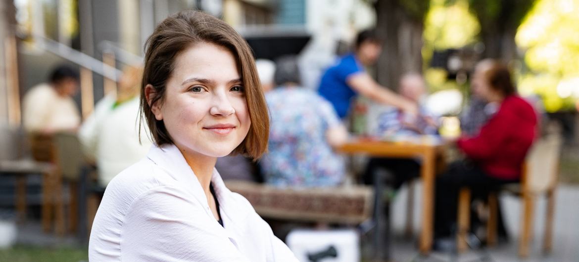 The centre in Chișinău offers Margo a safe place to share her experiences and find support.