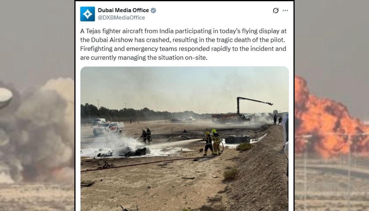 Indian Tejas fighter jet crashes at Dubai Airshow, pilot killed; IAF confirms