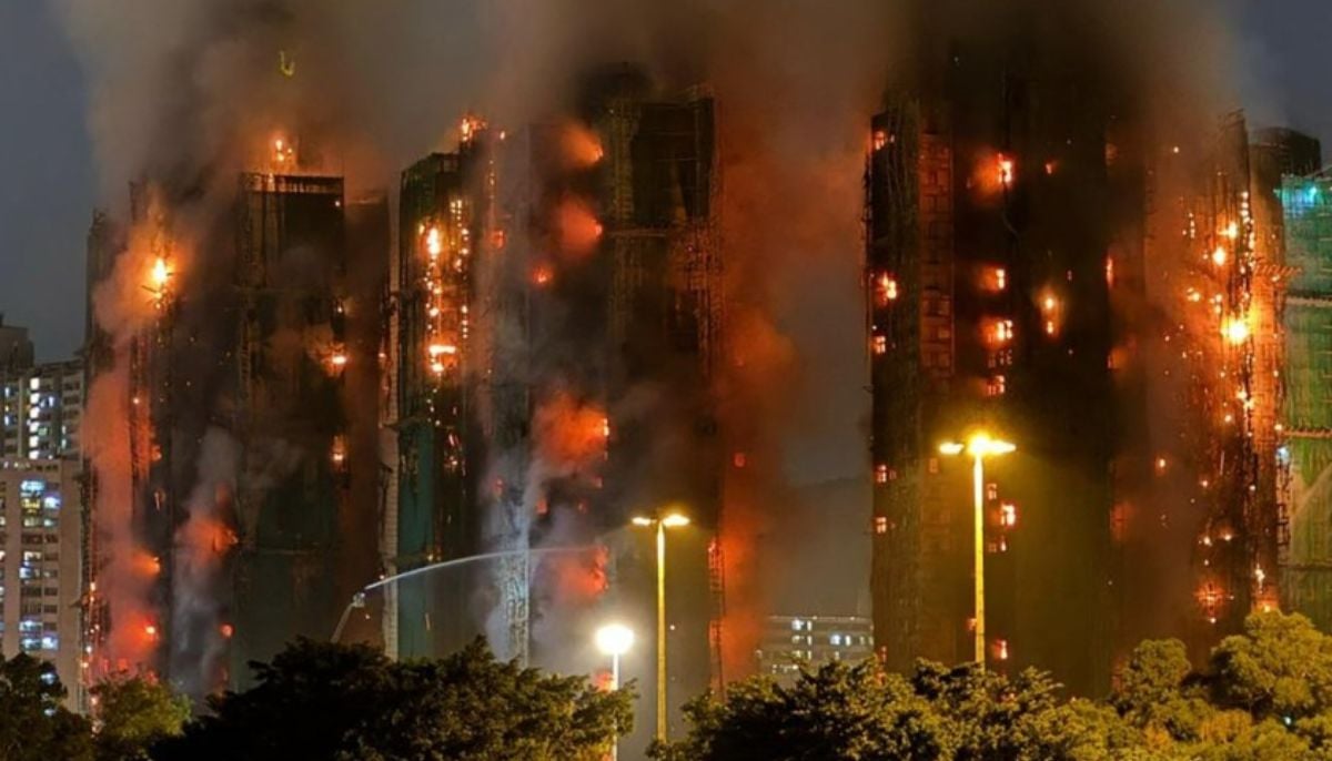 Major blaze in Hong Kong residential block leaves at least four dead