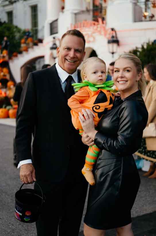 Who is Karoline Leavitts 60 years old husband?