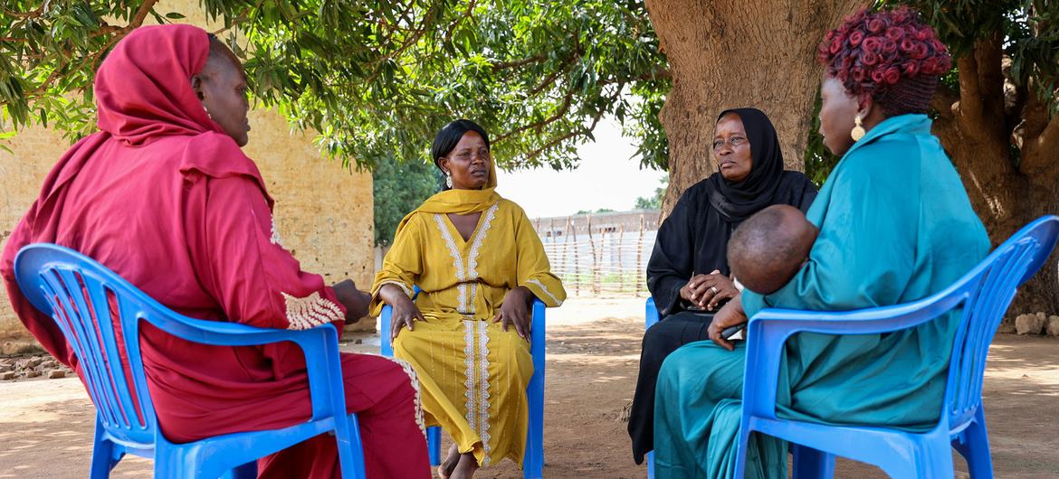Women meet in Wau meet to share experiences, support one another, and strengthen their leadership skills.