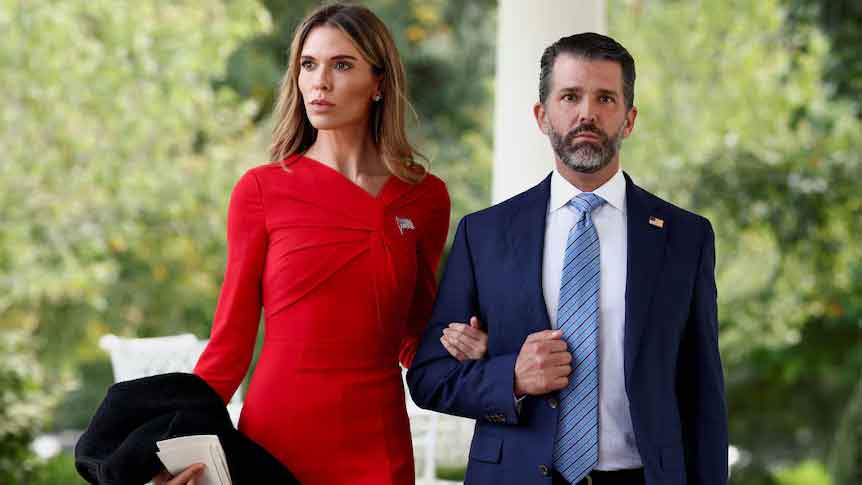 Donald Trump Jr and Bettina Anderson